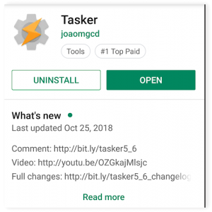 Google Play Tasker Page