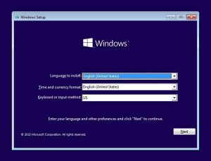 Windows Install Dialog